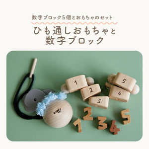 ひも通しおもちゃ・数字ブロック 003-24 おもちゃ