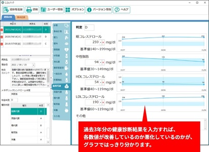 0010-103-02 健康管理ソフト 「じぶんドック」 Windows11/10/8.1 株式会社FREECS