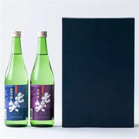 【七笑酒造】木曽の華セット(純米吟醸酒720ml・吟醸酒720ml　各1本)蔵元直送【1640135】
