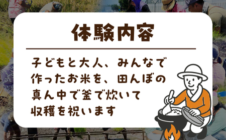 【農業体験】米の収穫祭参加権 米作り 手作業 無農薬 体験 お米 米 親子 イベント 自然 自然体験