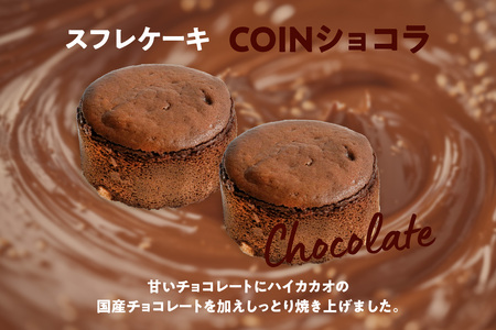 スフレケーキ　COINショコラ （8個入り×1箱） 洋菓子 焼き菓子 お菓子 ショコラケーキ スフレショコラケーキ チョコレートケーキ スフレ チョコレート チョコ フェアリーヌ 贈答 贈り物 プレゼント 特産 愛知県 知多市