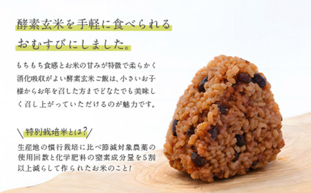 冷凍 酵素玄米おむすび(つや姫) 20個セット FY25-269