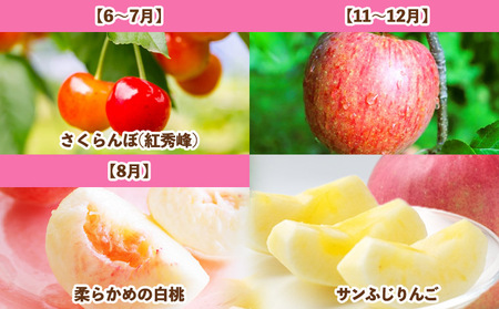 【定期便3回】山形人気果実ベスト３ FZ25-286