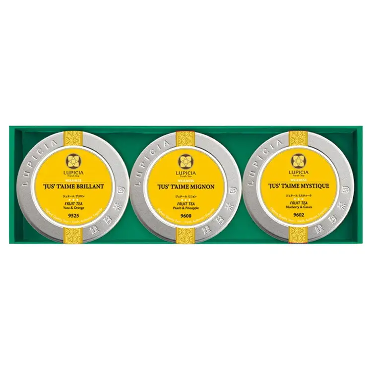紅茶 ルピシア フルーツティー×3種 50g缶 BOX入り【紅茶】