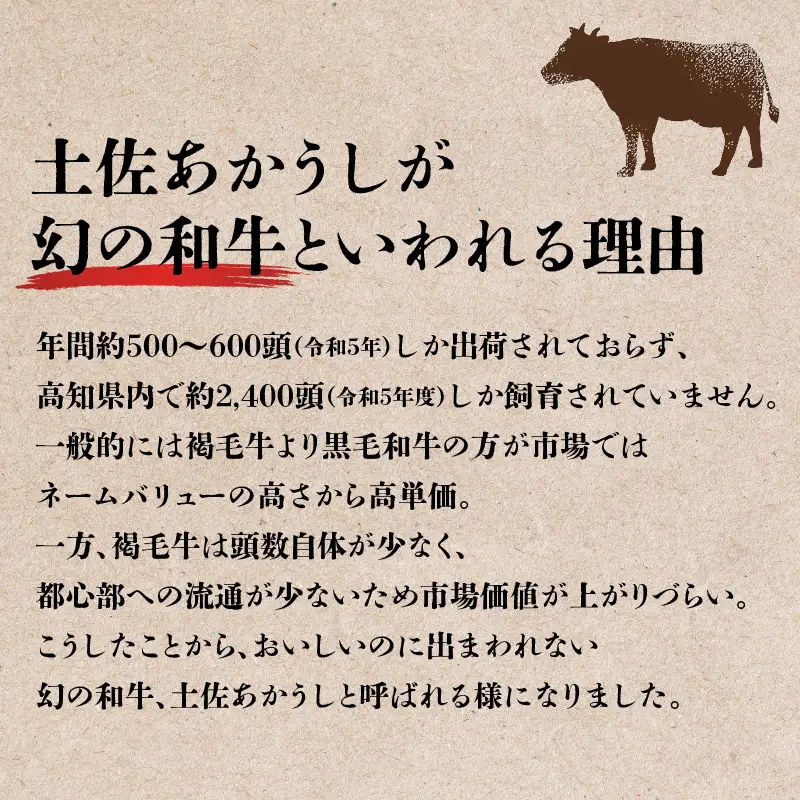 土佐あかうし バラ カルビ 焼肉用 350g MT-02