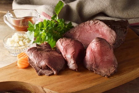 ローストビーフ 900g （3～4パック） 冷凍  無添加 タレ付き  北海道  十勝ローストビーフ