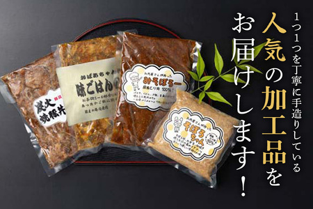 焼豚 ご飯楽ちんセット 炭火焼豚丼の素・味ごはんの具・みそぼろー・そぼろちゃん