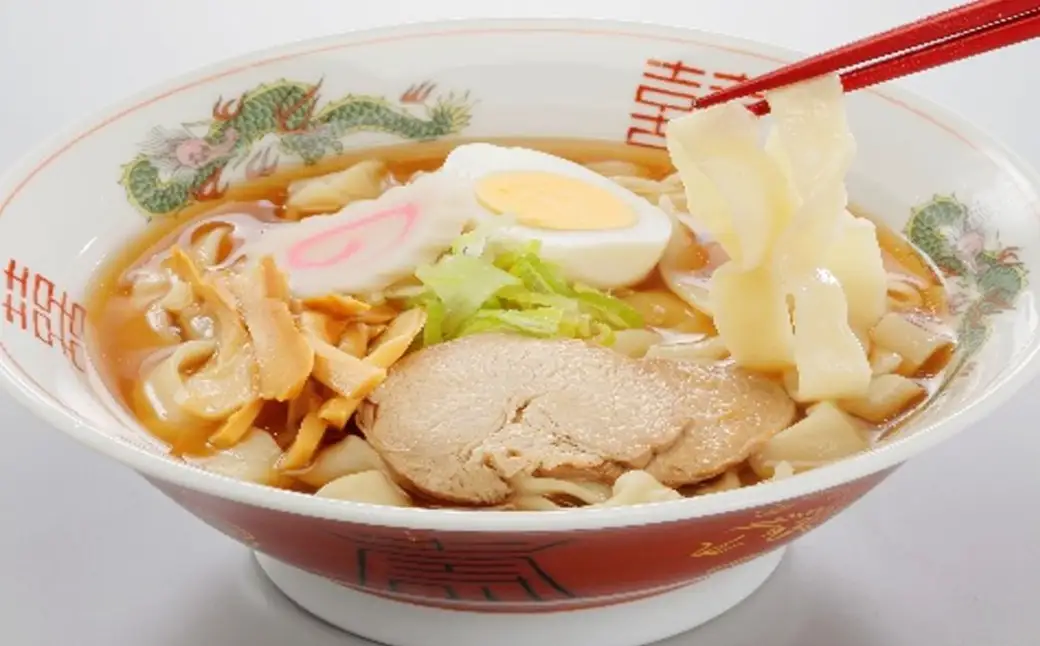 喜多方断広ラーメン みそ味　4食　【07208-0678】