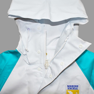 マリンエクセル　LADIES　パーカー　ターコイズ 1237016【サイズ：L】 / 防水 防風 レディース 作業服 作業着【logo188】