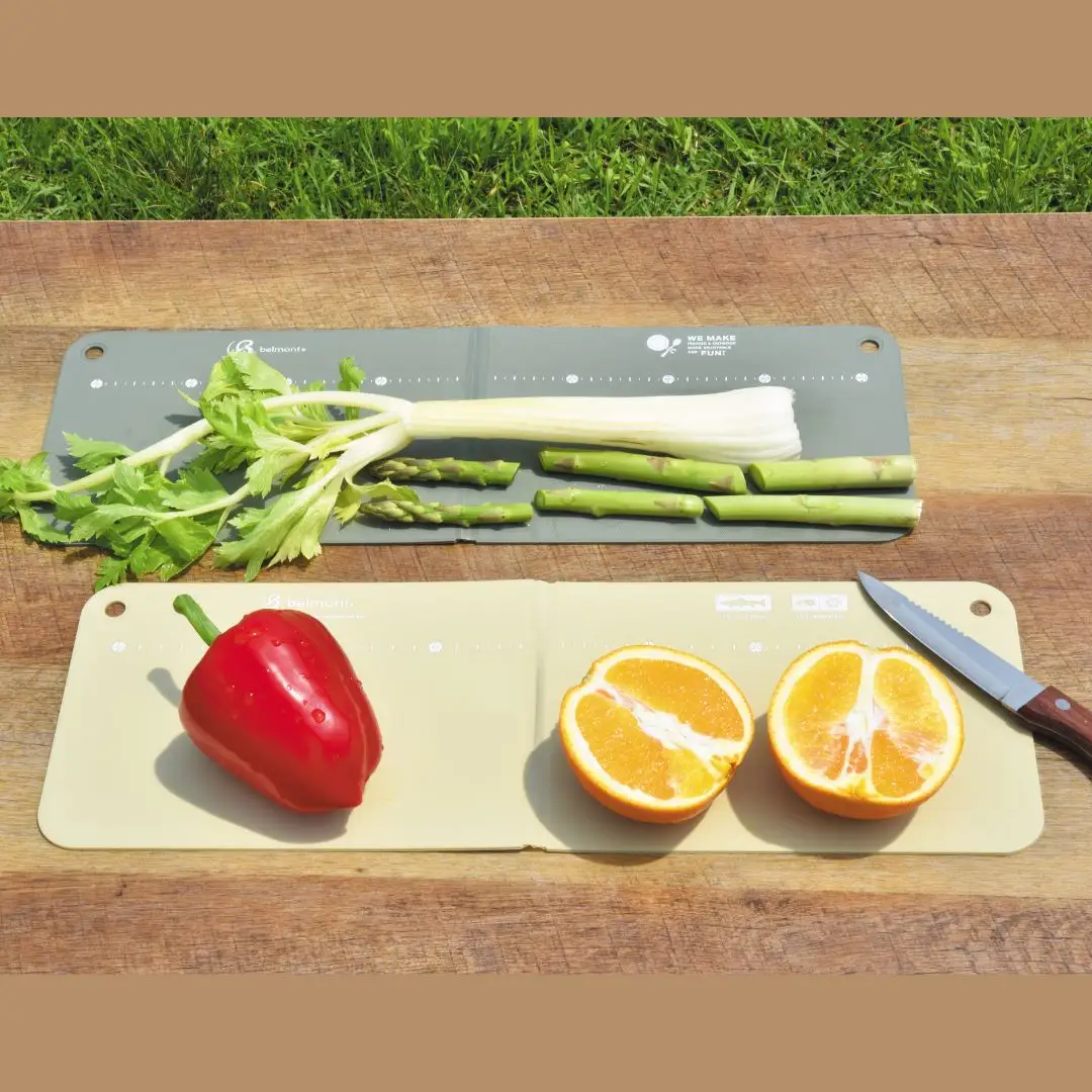 [ベルモント]カッティングボード4枚セット キャンプ用品 アウトドア用品 キッチン用品 まな板 折りたたみ【010S763】