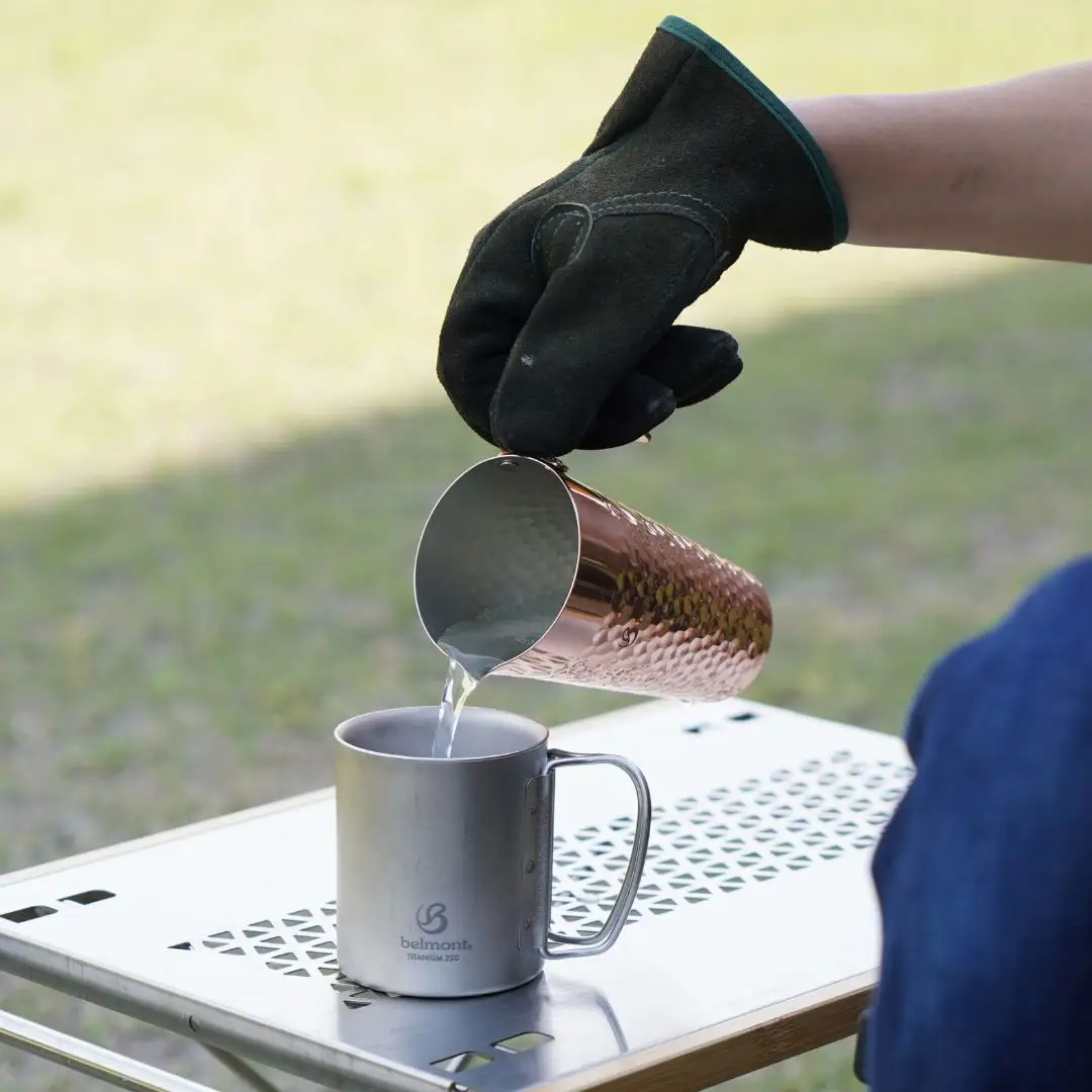 [ベルモント] 銅製チロリ（ミラー仕上） ちろり 酒器 アウトドア用品 キャンプ用品 お燗 燗酒 ホットミルク 燕三条【015S178】