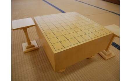SS-28【 将棋盤 】新カヤ 40号 足付き 駒台 セット 囲碁 将棋 木工品
