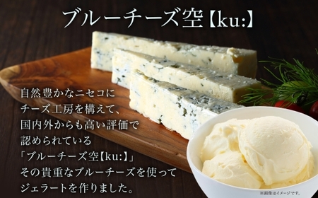 ジェラート 二世古ブルーチーズ空【ku:】 500ml×2個