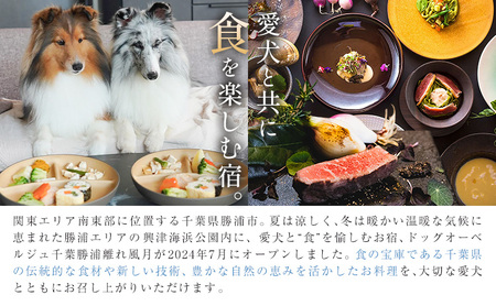 宿泊 離れ 風月 ドッグオーベルジュ 宿泊補助券 3万円分《30日以内に出荷予定(土日祝除く)》離れ 風月 千葉県 勝浦市 ホテル お食事 犬 ワンちゃん わんちゃん ドッグラン ドッグフード ペット 旅行