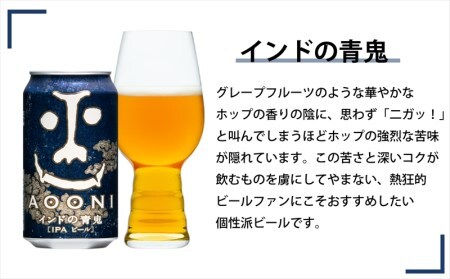 【定期便3カ月】インドの青鬼と人気のクラフトビール(お酒) 3種飲み比べ 350ml×24本