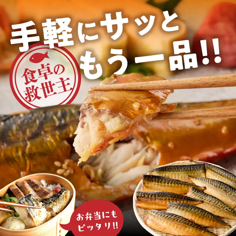 骨取りさば40枚(さばみりん干し・塩さば昆布塩/各20枚)【H-011】