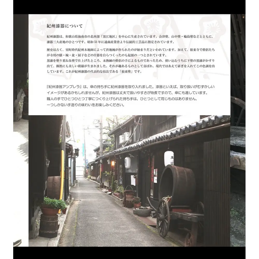 ［ふるさと納税］anon 日傘 根来塗り ライトグレー 紀州漆器アンブレラ 晴雨兼用傘 UVカット率100％ 折りたたみ傘