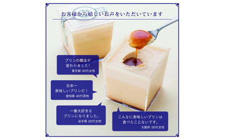 プリン「プレーン3個＋抹茶3個」計6個入 [0213ch]