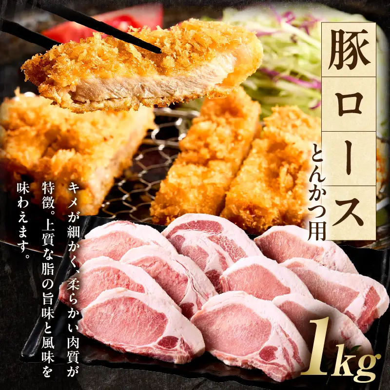 豚肉 とんかつ 豚肉[宮崎県産 ロース ヒレ 食べ比べ 2kg 500g×4P]