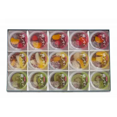 【鼓月】あんみつ 15個入｜京都 千寿せんべい 有名店 人気 和菓子 