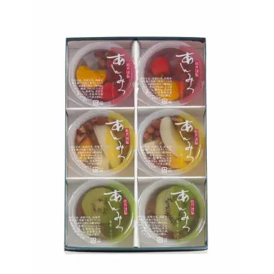 【鼓月】あんみつ 6個入｜京都 千寿せんべい 有名店 人気 和菓子 