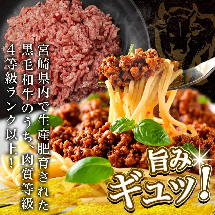 宮崎牛100％ミンチ800g〔11-89-007-800g〕_(都城市) 宮崎県産宮崎牛 ミンチ 200g×4パック 宮崎県内 飼育 黒毛和牛 ハンバーグ メンチカツ