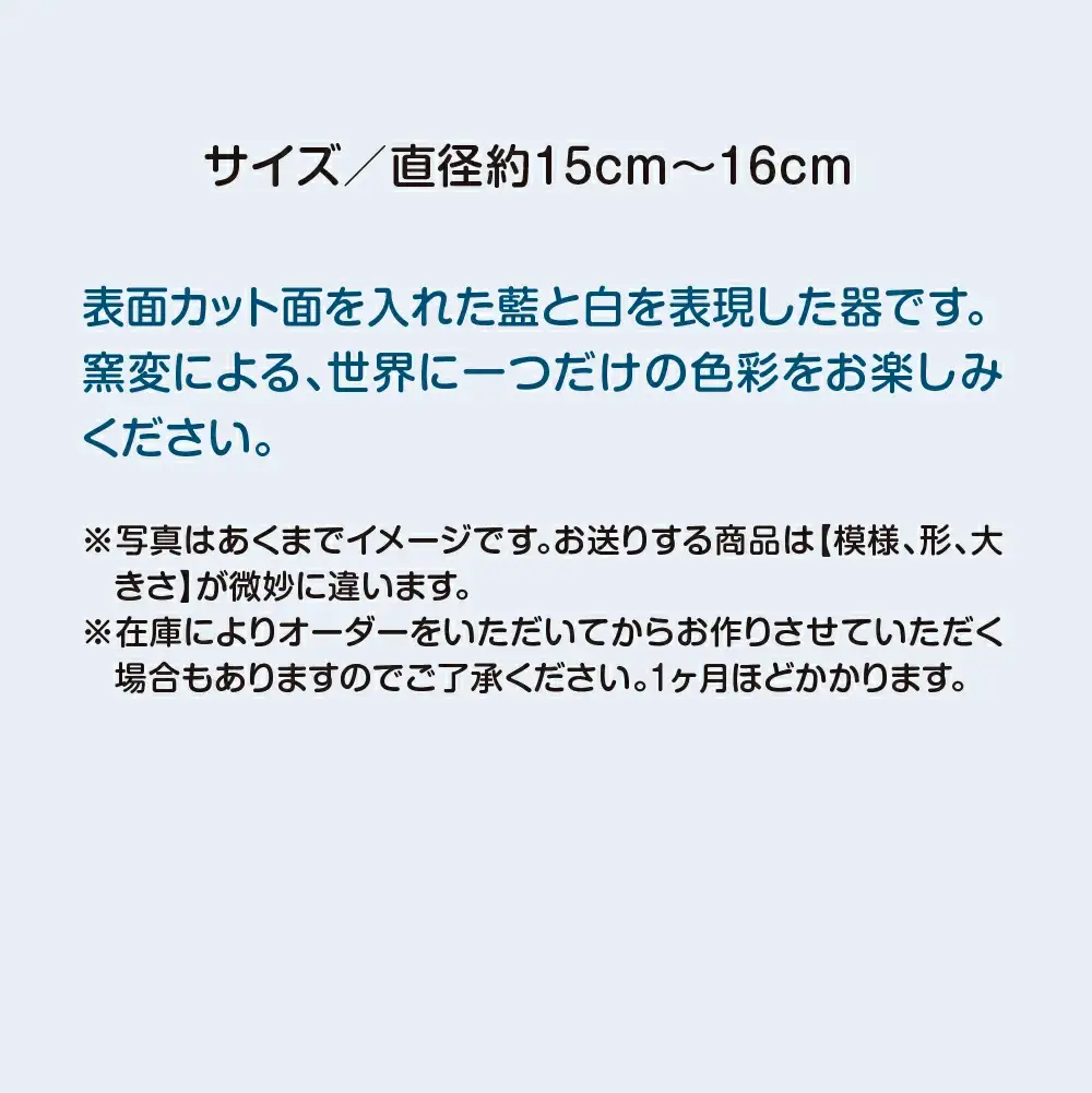 取り皿　五寸　淡いブルーに白　５枚セット　130P6005