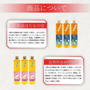 【 梅酒飲み比べ 】 純情梅酒 ほたるの宿 500ml 計2本 4年熟成