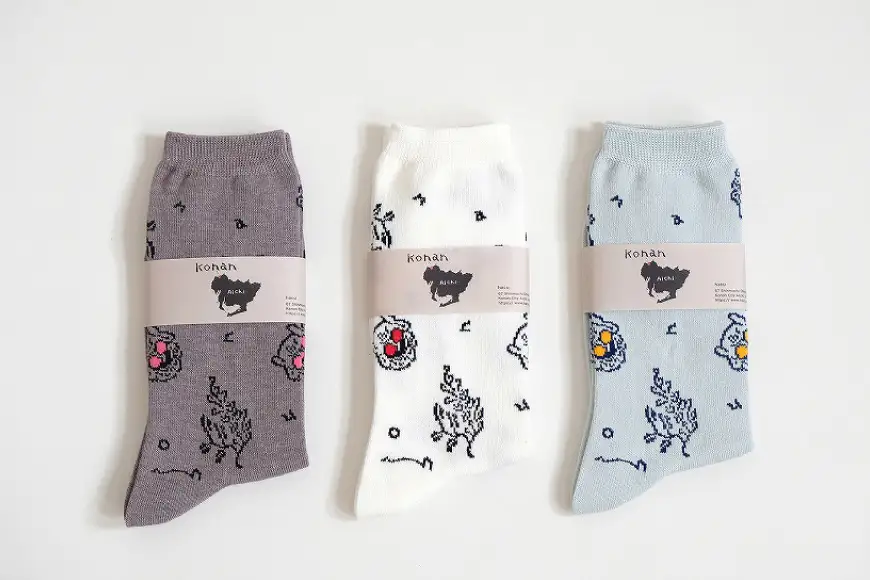 konan socks 3色セット（25～27サイズ） [レッグニット中村 愛知県 江南市 ko23btu280004]