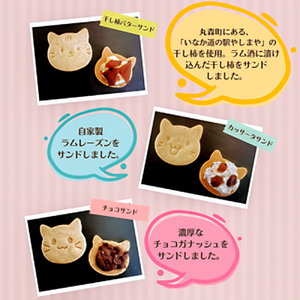 猫好きさんにはたまらない♪猫神様のクッキーサンド詰合せ12個【06018】