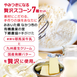 リタスイーツおすすめスコーン詰め合わせ7種 | お菓子 菓子 おかし 洋菓子 焼き菓子 イギリス菓子 スコーン 生クリームスコーン 生クリーム おすすめ 詰め合わせ セット 手作り おやつ デザート スイーツ ティータイム カフェスイーツ 7種 7個 国産 大分県 中津市