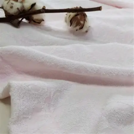 『軽やか』で洗濯しやすい綿100%タオルケット シングルサイズ(140×190cm)5164-PI【1644271】