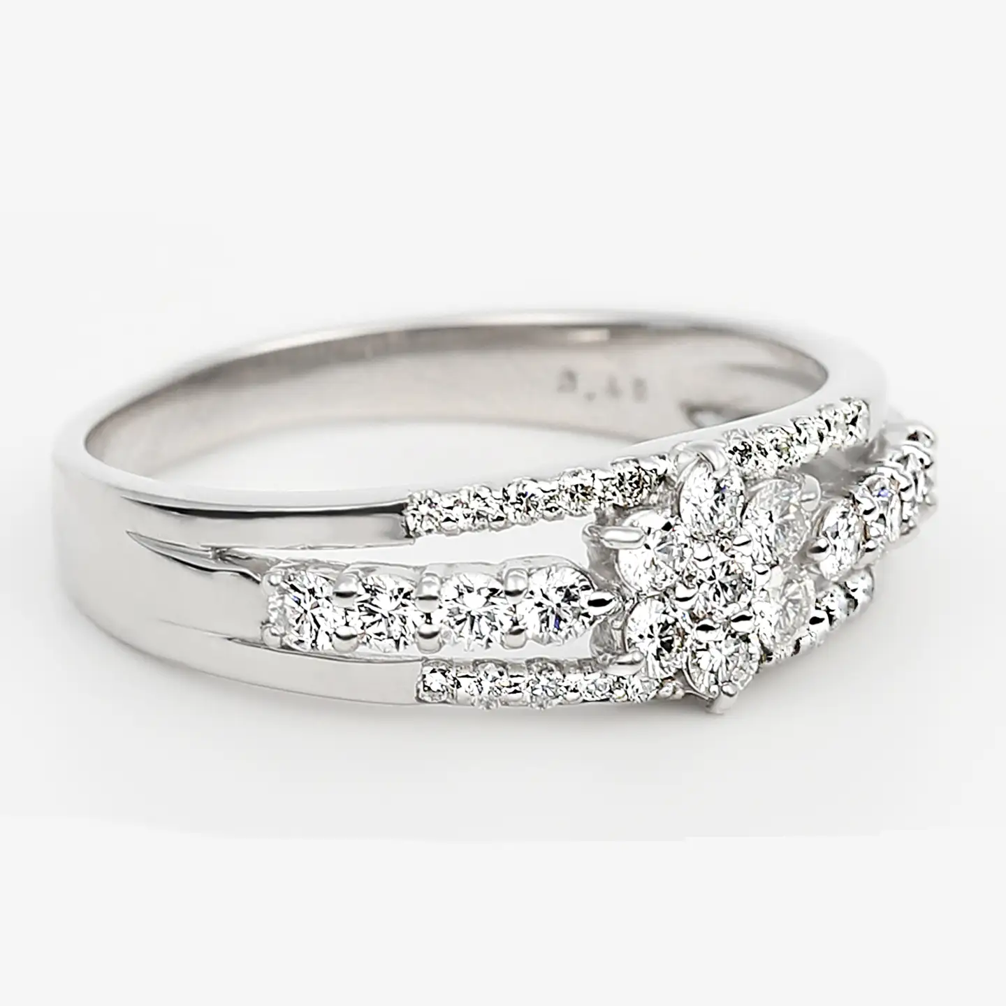 プラチナ ダイヤ リング 0.45CT R3363DI-P NSAN008