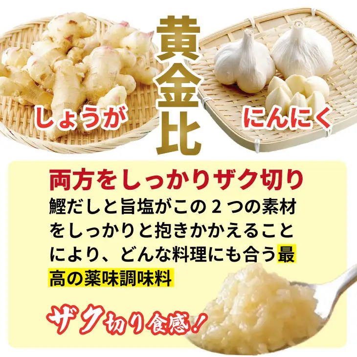 万能 薬味 調味料 「刻んだしょうがとにんにく少々 80g 」（5袋） 薬味 A080-039 