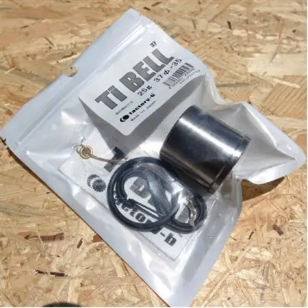 【factory-b】Titanium Bell 37_純チタン 獣除け ベル 超軽量_【1486791】