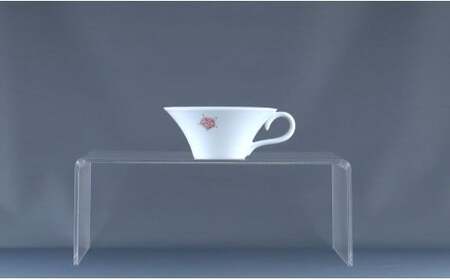 有田焼 ティーカップ＆ソーサ〈花いかだ〉【赤絵白磁硯処 雪月花】食器 器 うつわ 手描き 伝統工芸 ギフト 贈り物 45000円 A45-325