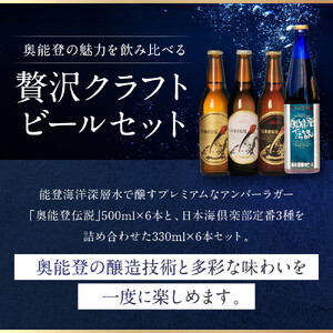 【復興支援】奥能登ビール330ml×6本、奥能登伝説500ml×6本セット