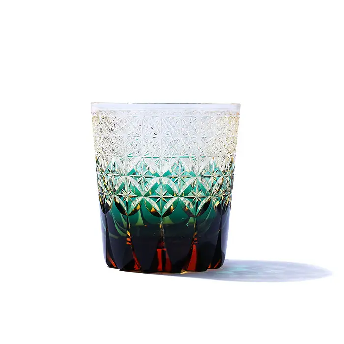 伝統工芸士作・江戸切子 ／ ロックグラス グラス 酒器 杯 盃 さかずき