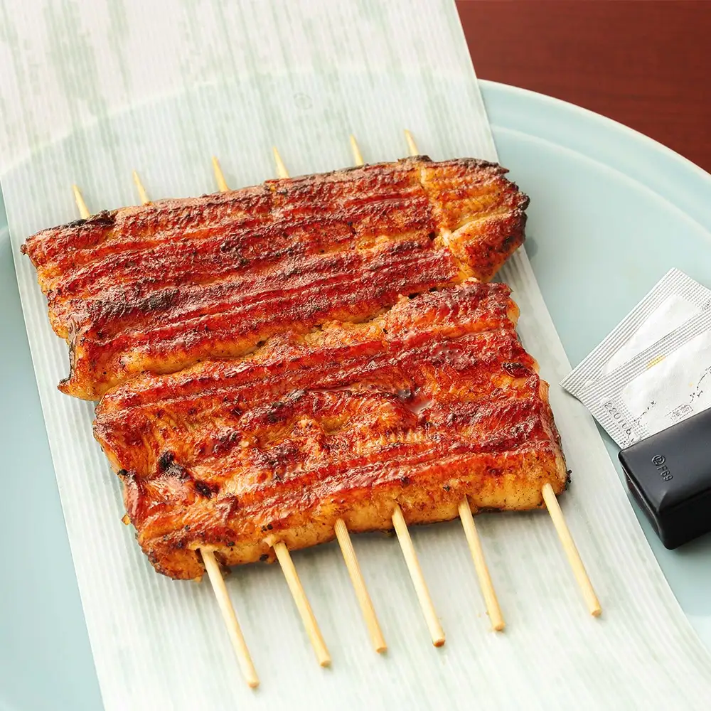 【6回定期便】うなぎ特上蒲焼1串(130g前後)（2か月に1回のお届け）【老舗 ギフト 冷凍 うなぎ 鰻 ウナギ かばやき 串 タレ 山椒 千葉県 市川市】【12203-0315】