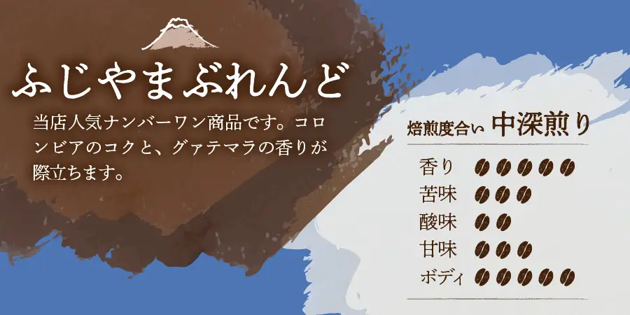 【メール便発送】富士山麓ぶれんど　粉　3種セット　（ふじやまぶれんど、富士五湖ぶれんど、樹海ぶれんど各90g）　コーヒー 珈琲 粉 ブレンド コーヒー 珈琲