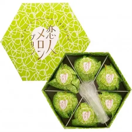 恋人メロンプリン(6個入) 熊本県優良商品賞_メロン めろん スイーツ  美味しい 人気_【配送不可地域：離島】【1651210】