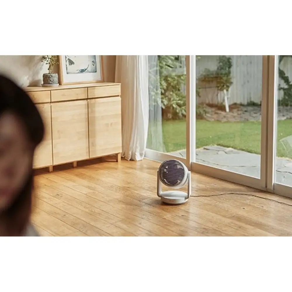 リズム 大風量2重反転ファン搭載サーキュレーター Silky Wind Circulator ライトグレー　【11100-1822】