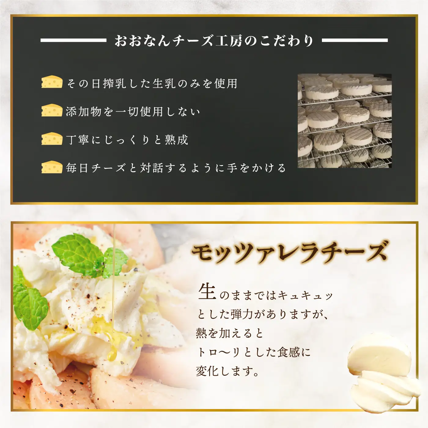 チーズ工房特製 モッツァレラチーズ３個セット