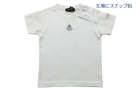 子ども用 半袖Tシャツ TENTOUMUSHI 再帰反射てんとう虫PT オフ白 80サイズ [0789]