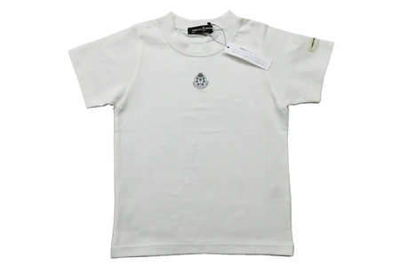 子ども用 半袖Tシャツ TENTOUMUSHI 再帰反射てんとう虫PT オフ白 100サイズ [0791]