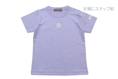 子ども用 半袖Tシャツ TENTOUMUSHI てんとう虫PT ライトパープル 90サイズ [0797]
