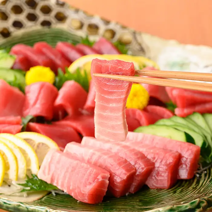 天然　本マグロ 中トロ 100g×2 赤身 100g×2 計400g 食べ比べ　小分け柵セット【00-041-15】