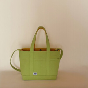 NUNUTOTO　ライム×マスタード　Mサイズ　ショルダーストラップ＆ペットボトルホルダーセット