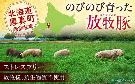 放牧豚 ベーコンスライス 計650g（65g×10） 豚肉 加工品 無添加 無塩せき 北海道 [AXBA111]