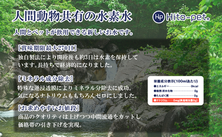 スイソDo！Jr. ジュニアサイズ 140ml×60本 高濃度水素水 ペット用水素水 保存水 非常持ち出し用アルミ容器 ペットウォーター 人間ペット共用 雪解け水 清涼飲料水